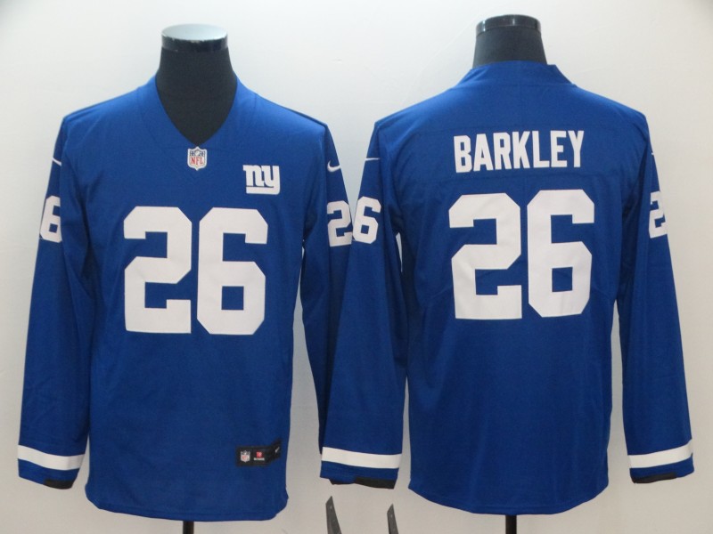 Men's New York Giants Saquon Barkley #26 Blue Jersey